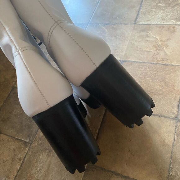 Schultz Jeannie Combat Boots Sz 10 - Picture 6 of 9